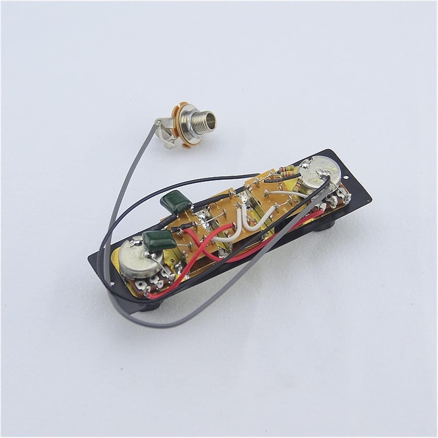 1 Set Bass Kit (Tuners + Pickups + Tailpiece + Control Panel) Guitar Machine Head Tuners