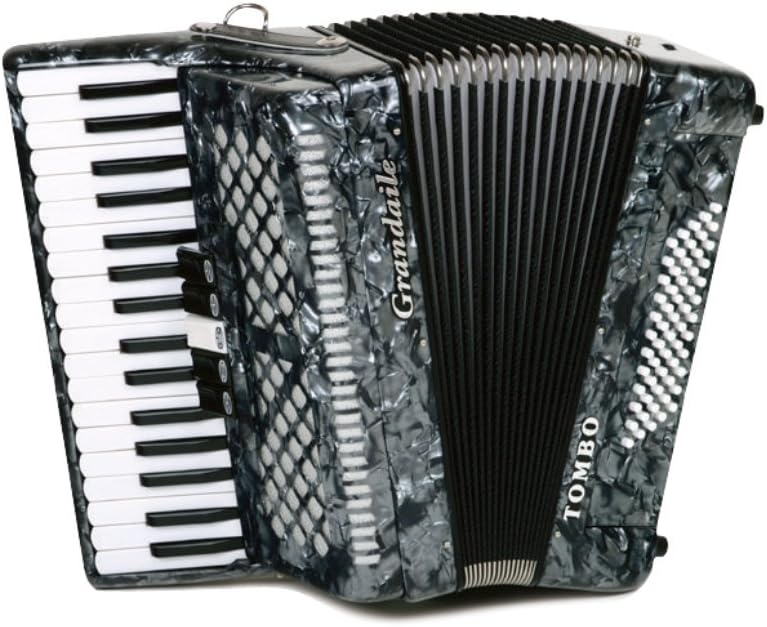 Tombo GT-60B Accordion Solo Dragonfly Cosmo Gray Pearl