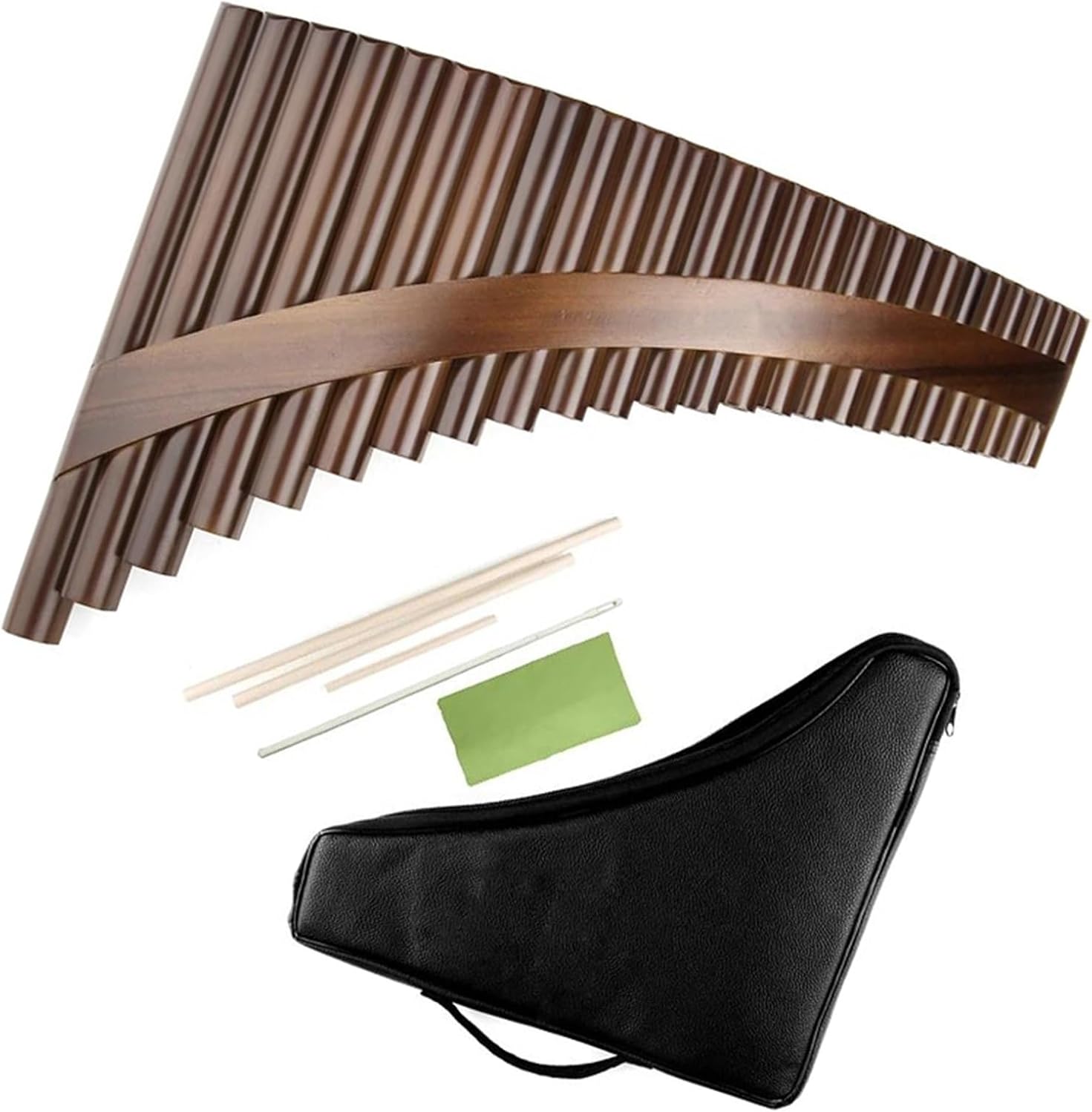 pan flute for beginners Handmade 25 Pipes Pan Flute G Key Right Hand Pan Pipes Traditional Woodwind Musical Instrument Pan Flute