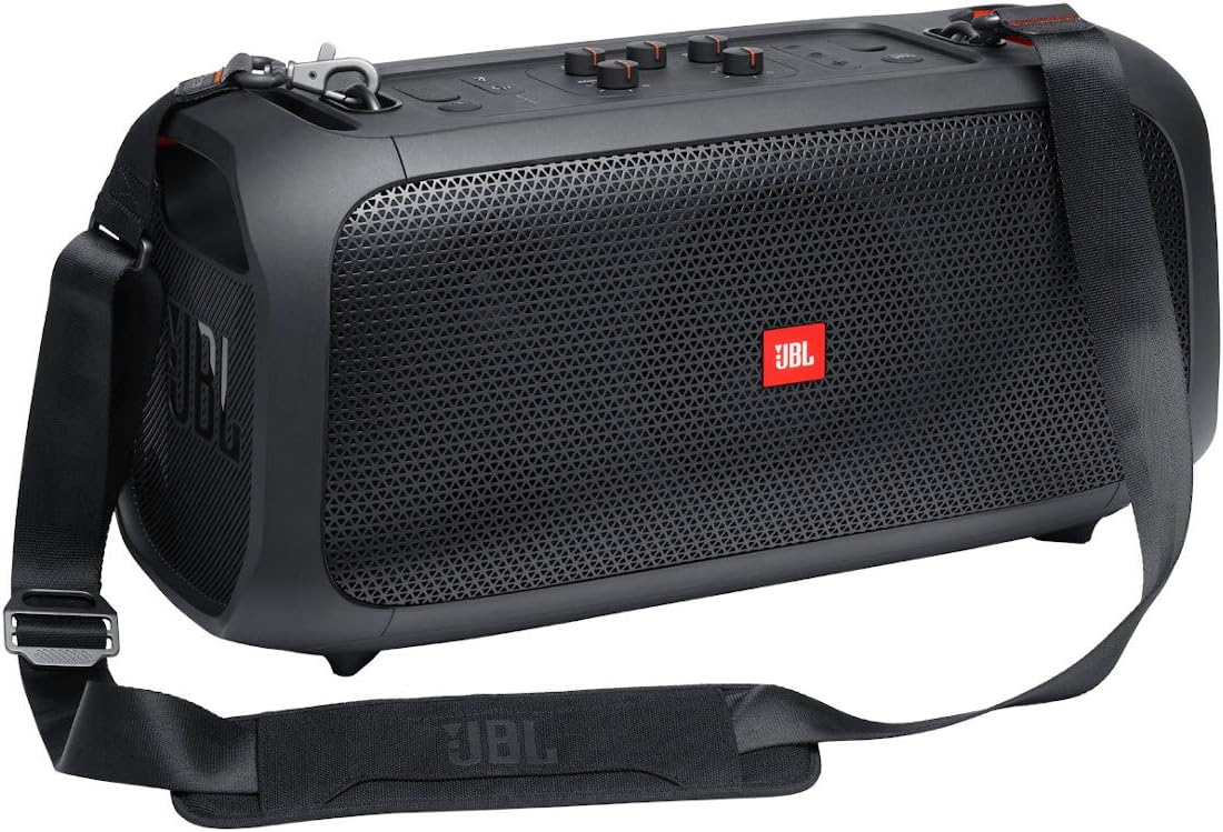 JBL PartyBox On-The-Go Powerful Portable Bluetooth Party Speaker with Dynamic Light Show, black