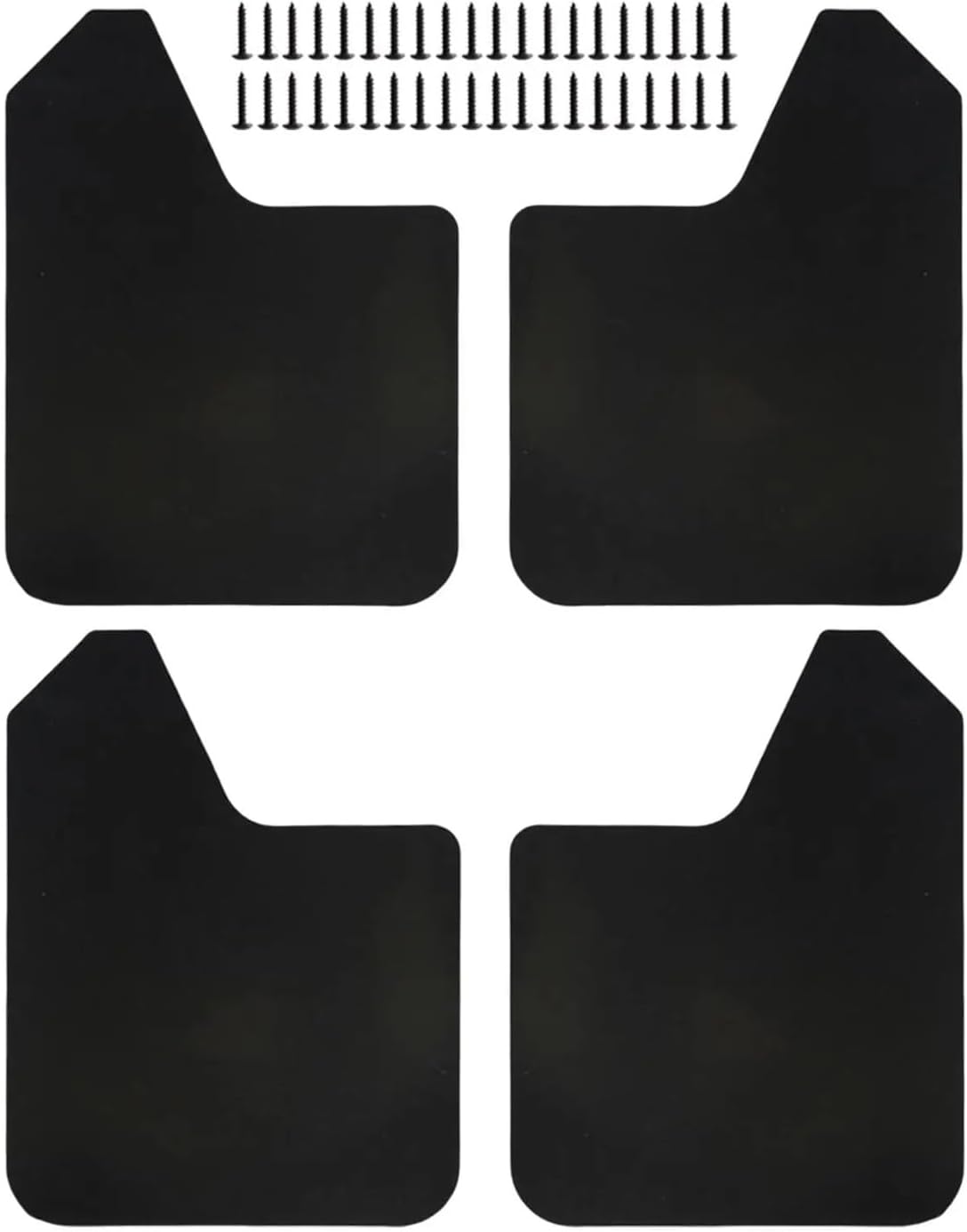 4X Mudflaps Flaps Exterior Parts Black Compatible for Pickup SUV Car Truck Car Accessories Guards