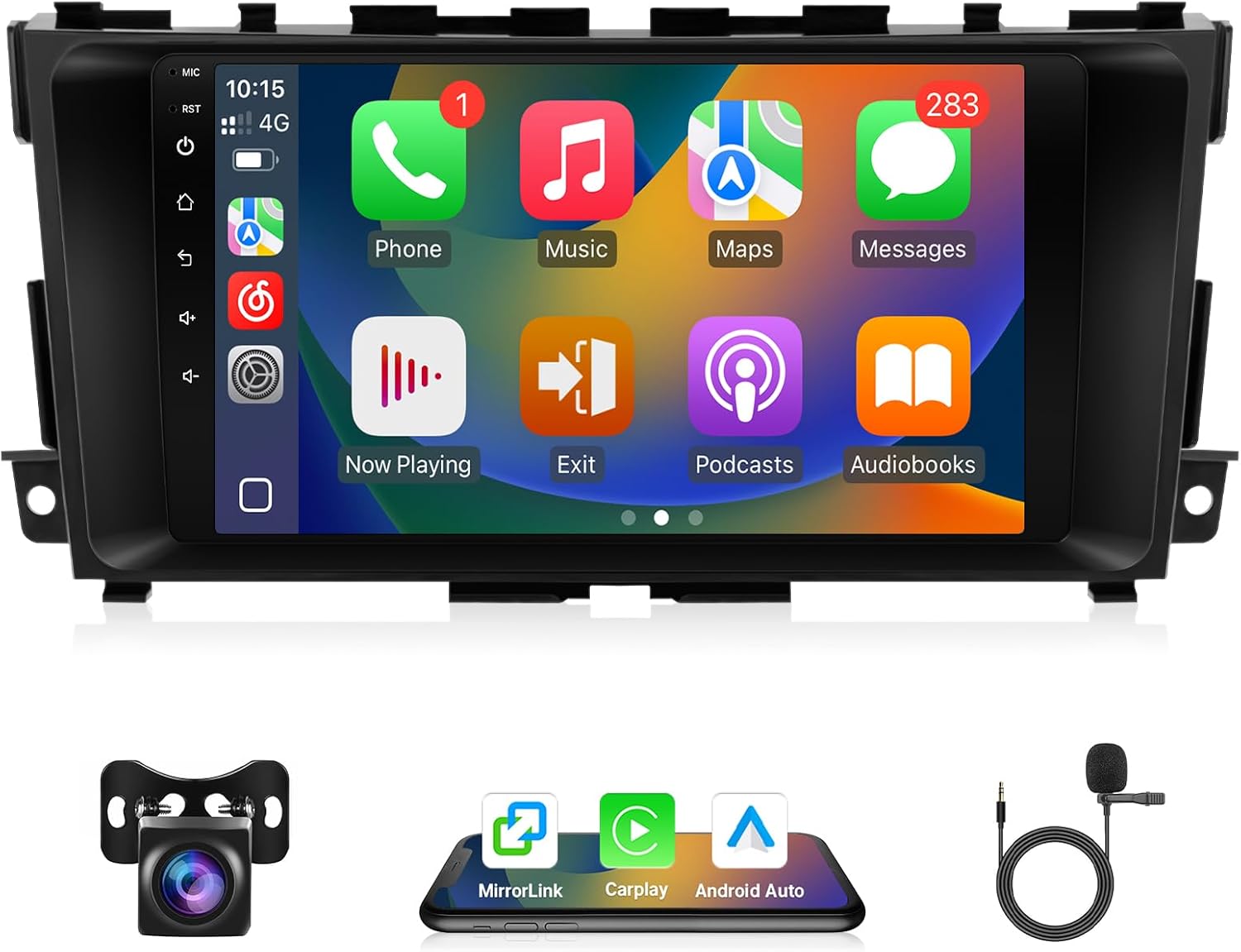 Leadfan Car Stereo for Nissan Altima Teana 2013 2014 2015 2016 2017 2018 with Wireless Carplay Android Auto, 9