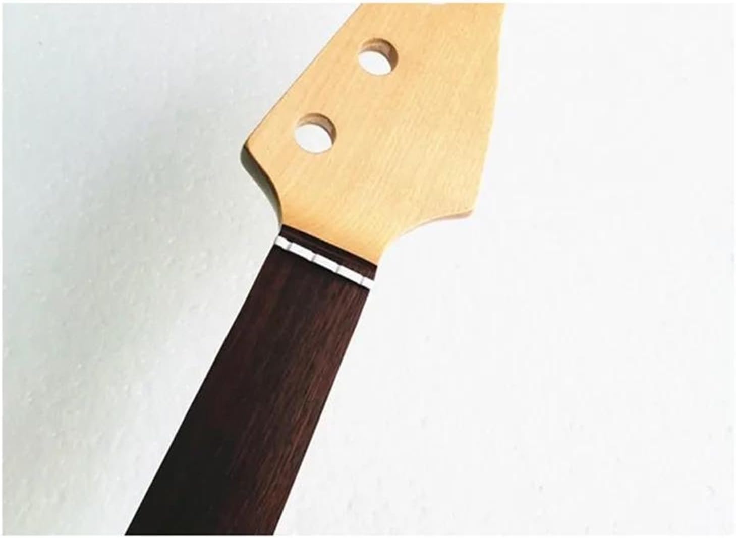 Replacement Guitar Neck 20 Frets Electric Bass Guitar Neck Glossy Paint Fretless Fingerboard No Have Frets Musical Instrument Accessories