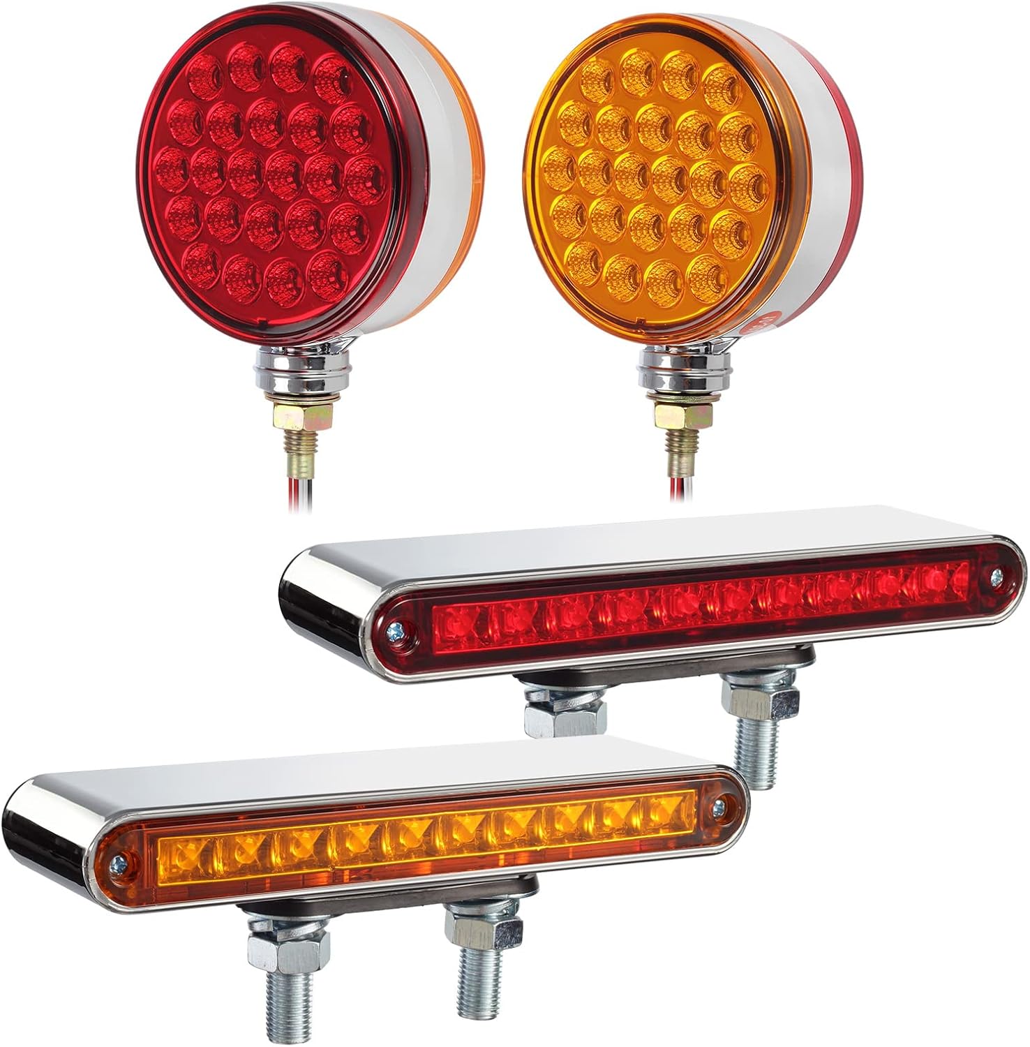 Partsam Led Truck Trailer Lights kit, 2Pcs 6.5
