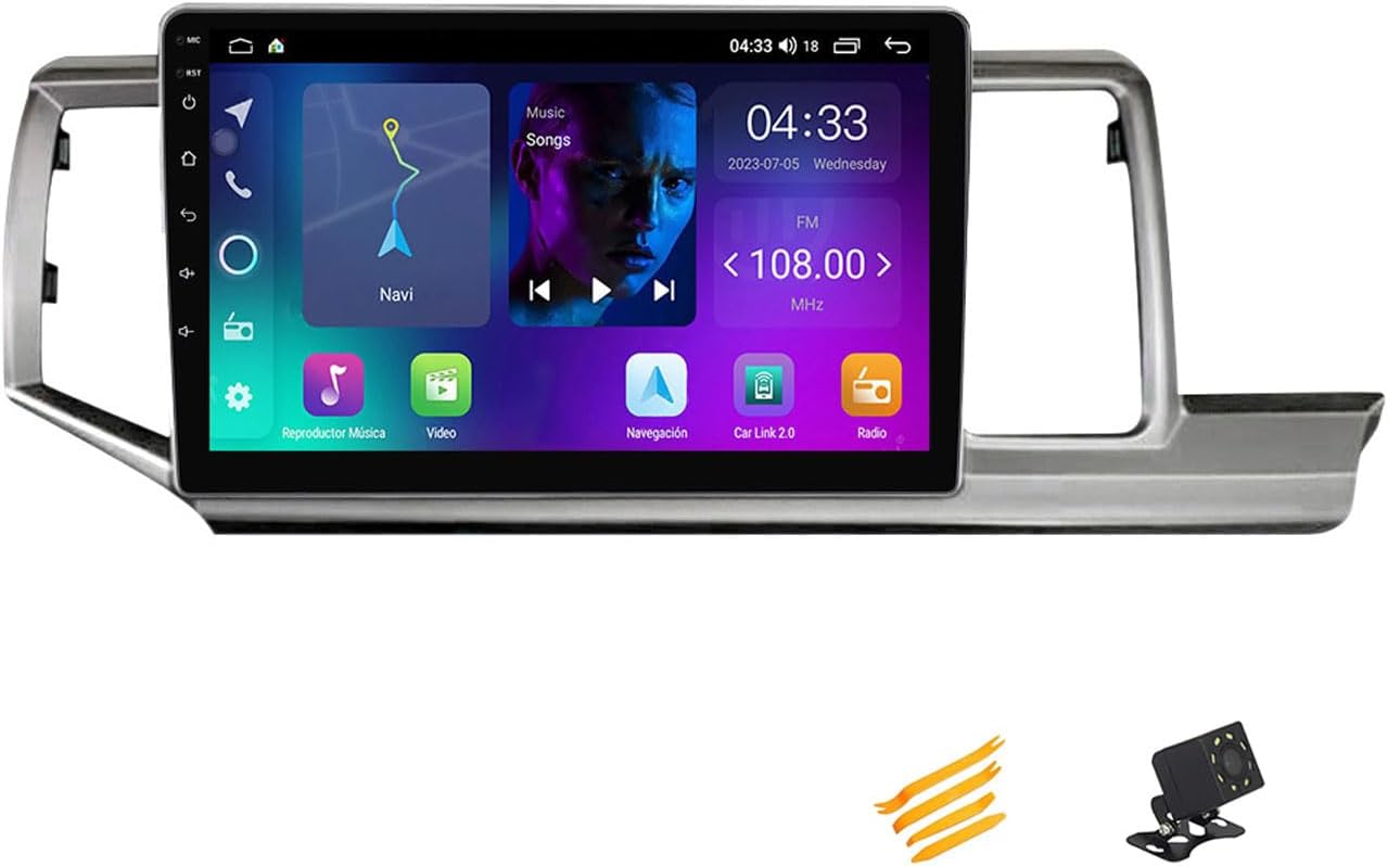 Android 13 Car Stereo Bluetooth Car Play 2 DIN Touch Screen Compatible with Honda Stepwgn 2.0 RK1 9in QLED Display Car Radio with Navigation Android Auto FM RDS SWC,4 Core NF1 1G+32G