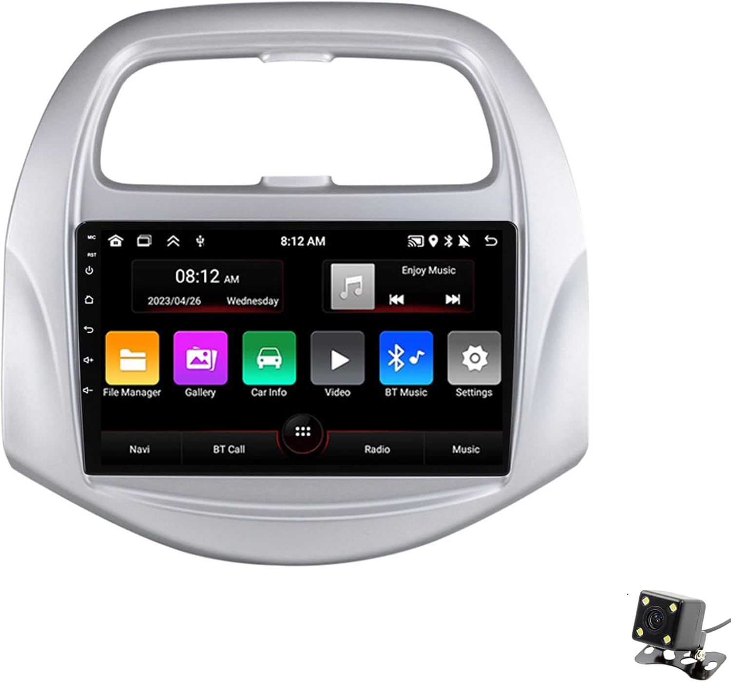ADMLZQQ Double Din Car Stereo Multimedia with Bluetooth and 9