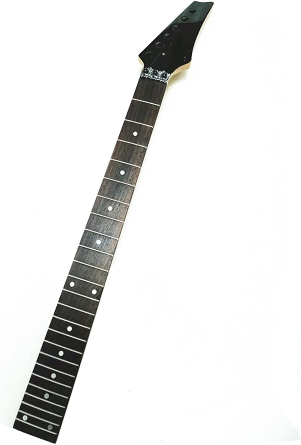 24 Frets Electric Guitar Maple Neck with Guitar Strings Lock Guitar Accessories Parts Electric Guitar Neck