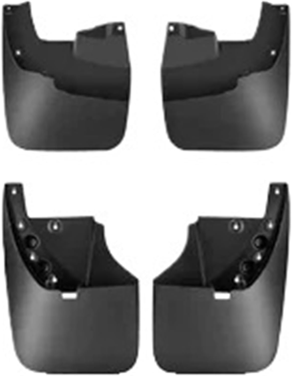 4X4 Auto Accessories ABS Fender Flares Mud Flaps Splash Guards Compatible for Tundra 2007-2021 Car