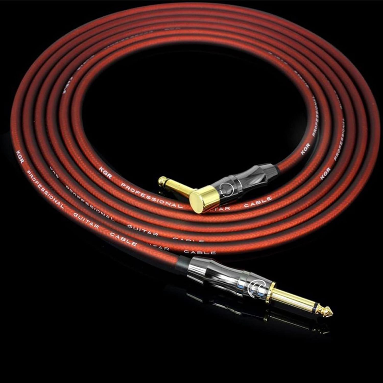 Guitar Cable Electric Guitar Wire Cable Bass Piano Keyboard Drum Noise Reduction Shield Line (Color : 6m)