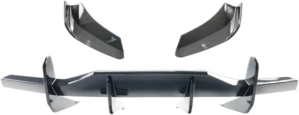 Rear Bumper Diffuser for Chevrolet Corvette C8 Z51 STG 3 2020-2023 Corner Extension Glossy Black Cars Accessories Auto Body Kit(Glossy Black)