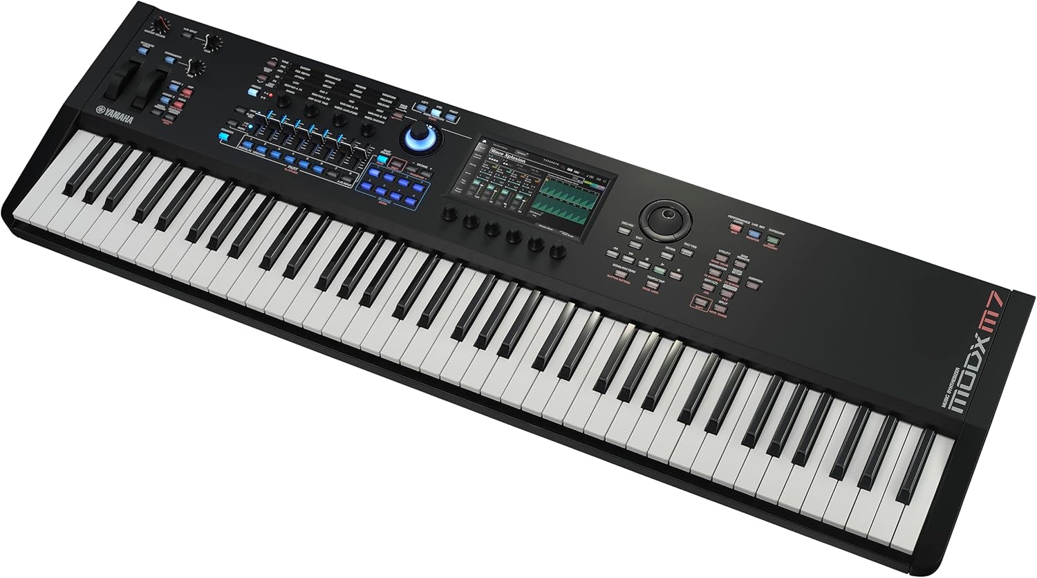 Yamaha 76-Key Music Synthesizer with Improved Keyboard Action, Performance Focused for Next Generation Sound Exploration, Expressive Control and Optimized Workflow MODX M7