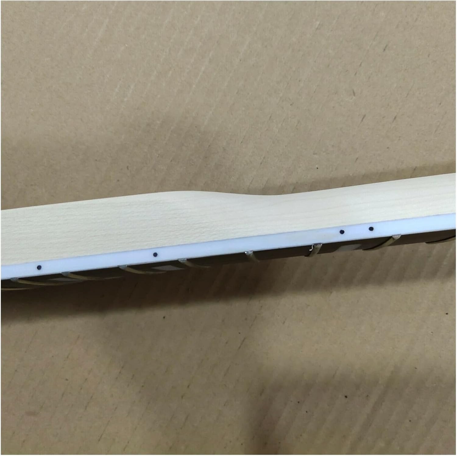 Unfinished Paddle Head Maple 20 Fret Bass Guitar Neck Rosewood Fingerboard DIY Guitar Neck Electric Guitar Neck