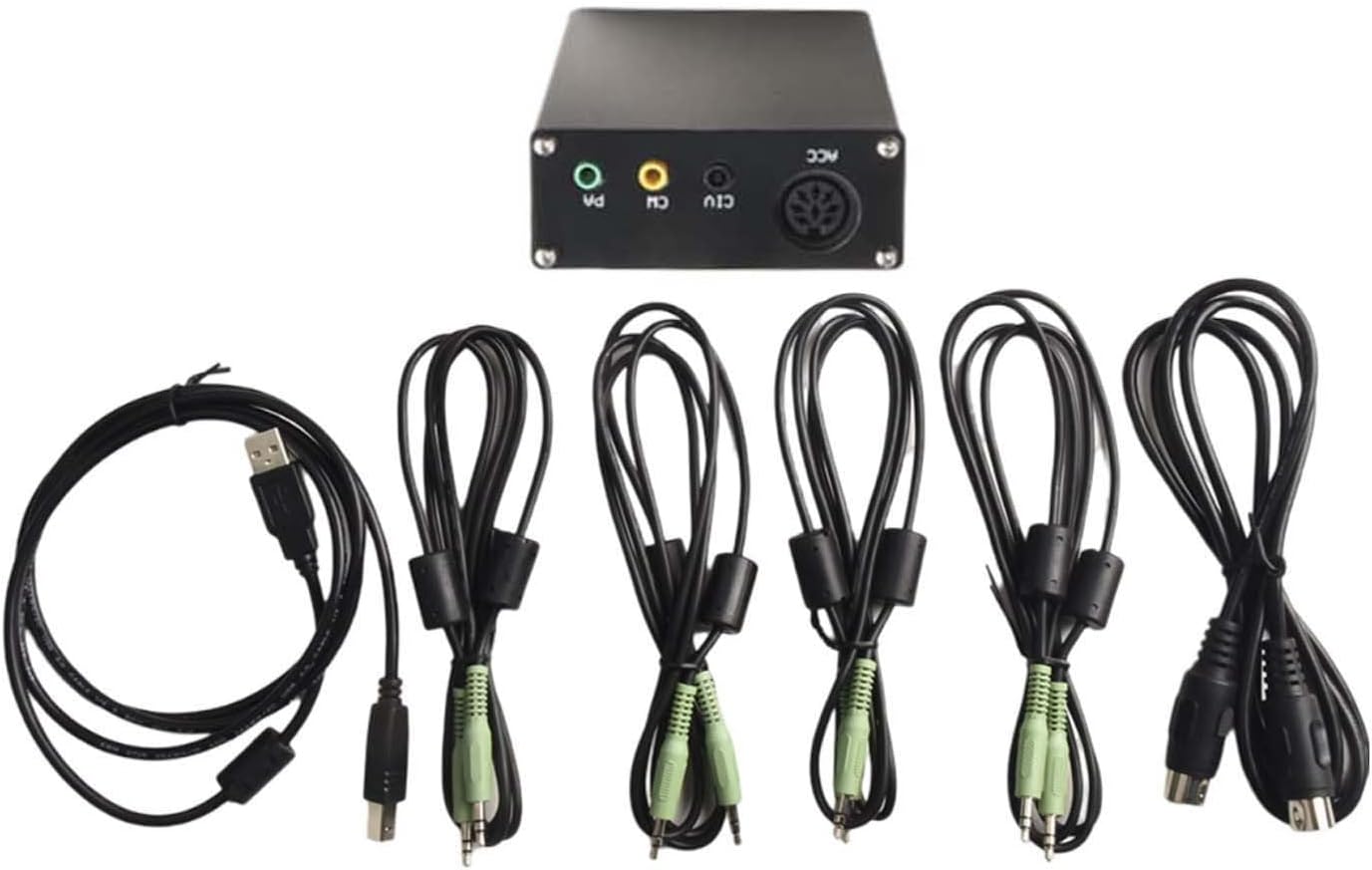 U5-Link USB Interface for ICOM Radio with Power-Amplifier Interface, for IC-703/706/718/7000/7200/707/725/736/746PRO/756PRO3/761/7800 and More, Includes CIV Remote and Audio Cables(8-8)