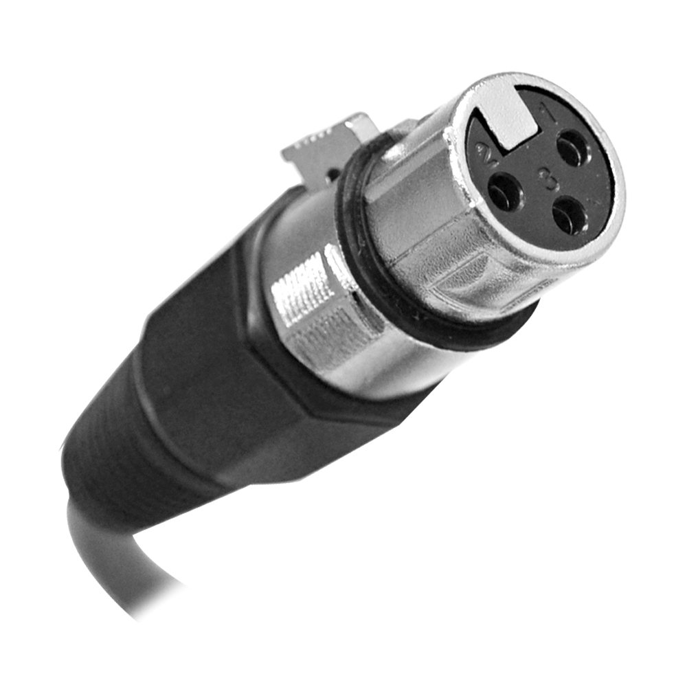 Seismic Audio - SATRXL-F6-Multi - 8 Pack of 6 Foot Multi-Color XLR Female to 1/4 Inch TRS Patch Cables 6' Pro Audio Balanced XLR-F to 1/4