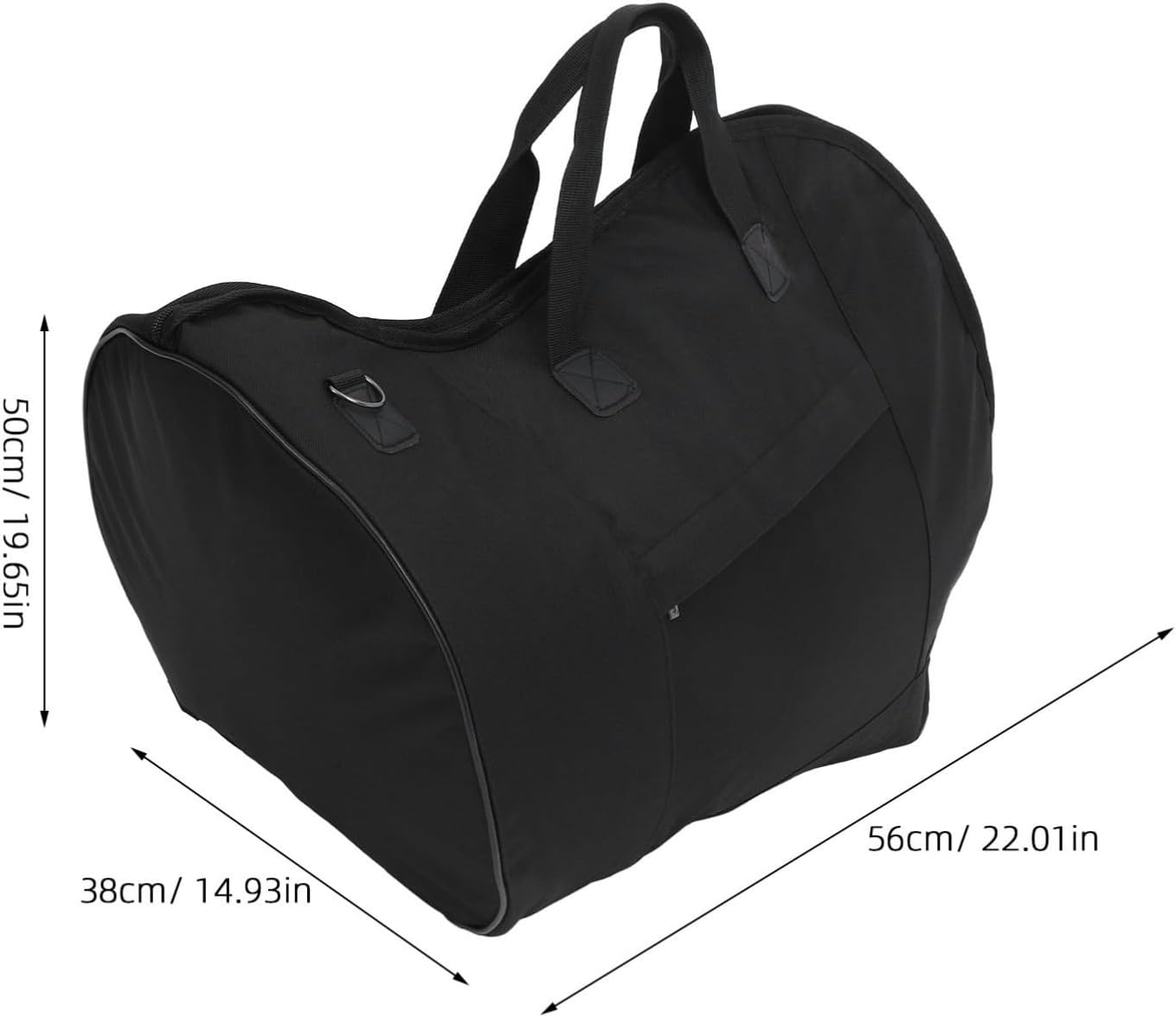 Milisten French Horn Carry Bag Oxford Accessory Pockets Easy Strap Random Color