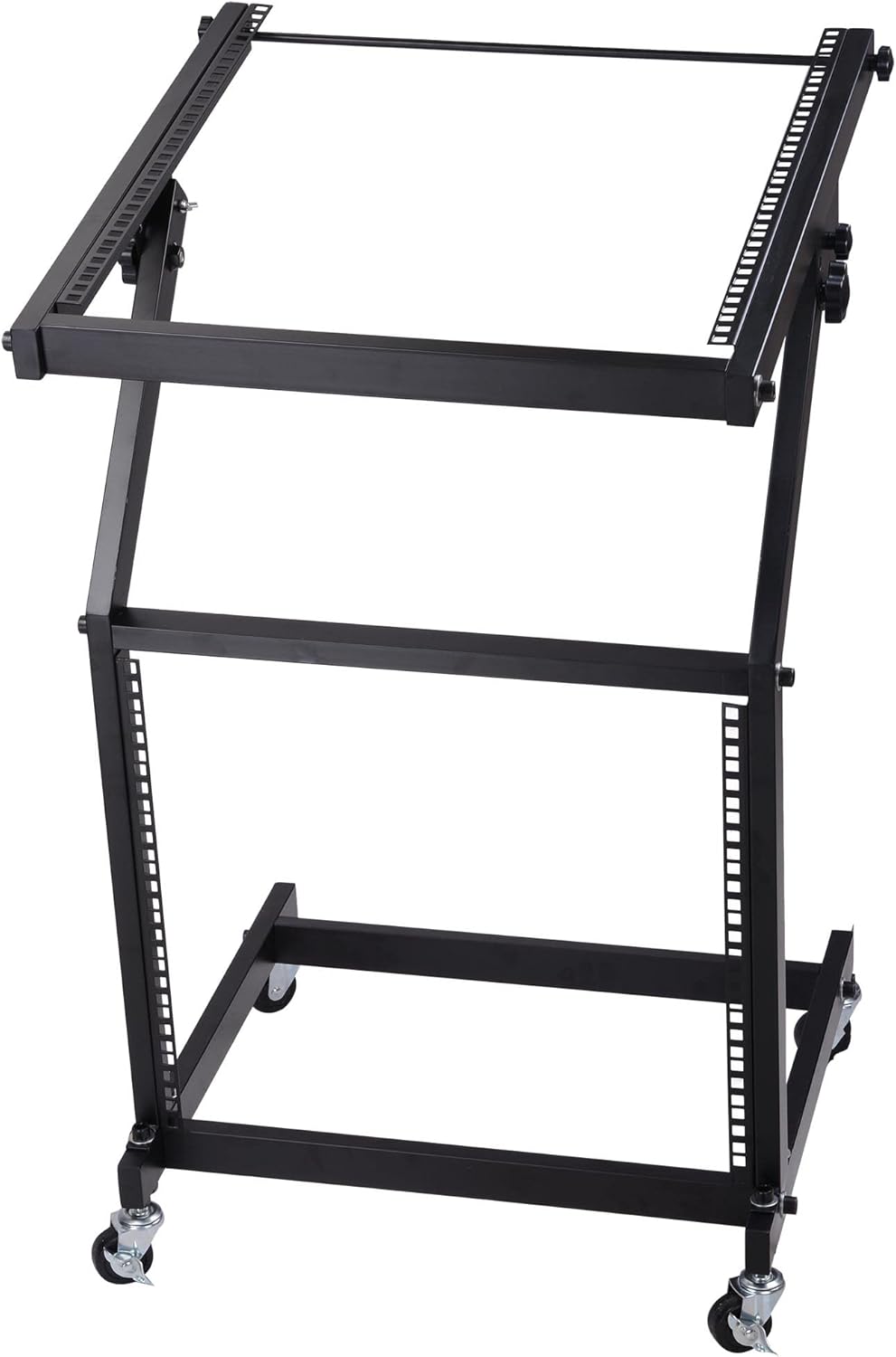 AW 9UX DJ Mixer Stand Rack Mount Stage Cart Audio Rack Music Equipment Studio Party Show