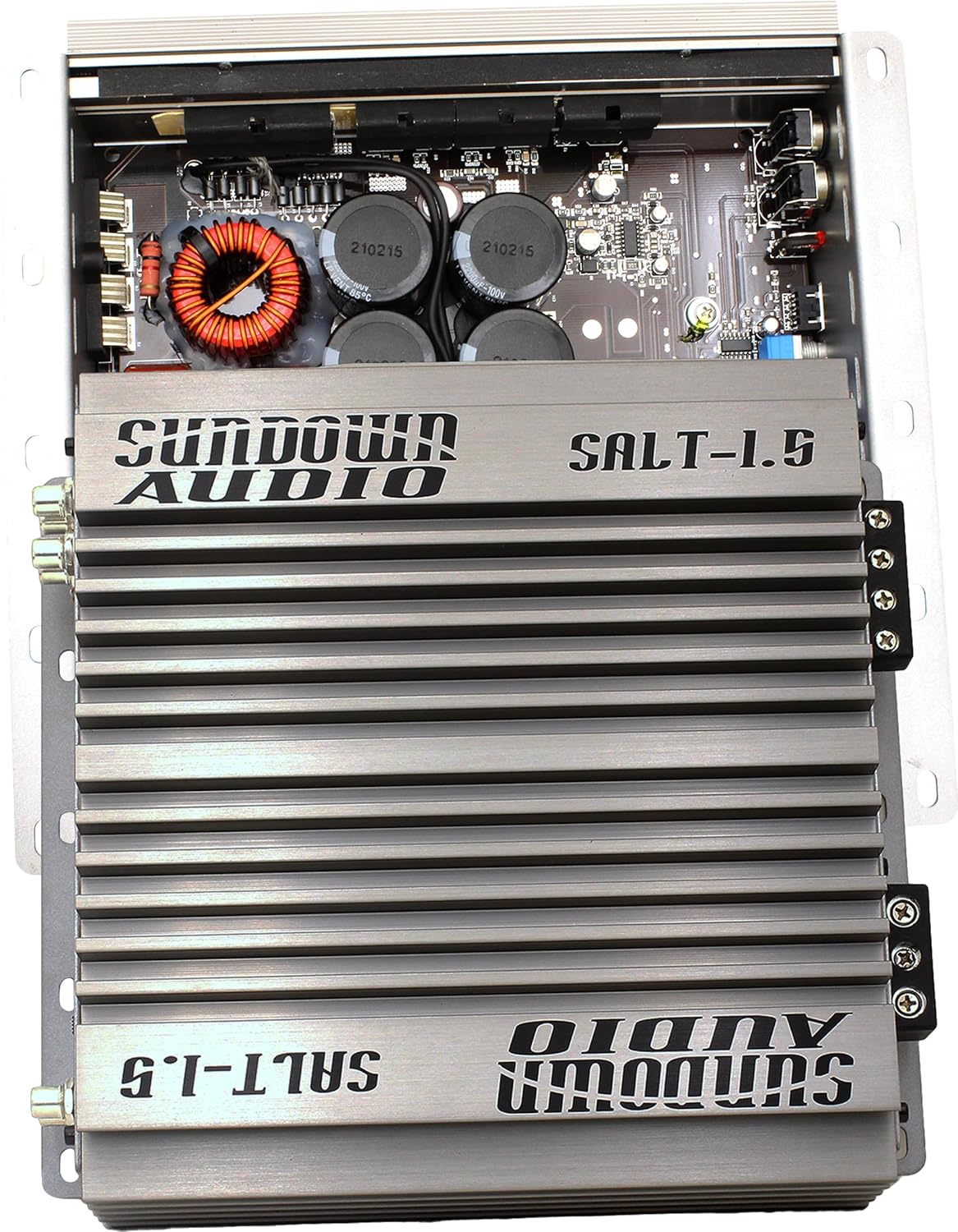 Salt-1.5 Amplifier - 1500W x 1 @ 1Ω - Mono Subwoofer Amplifier - High Power Bass Boost