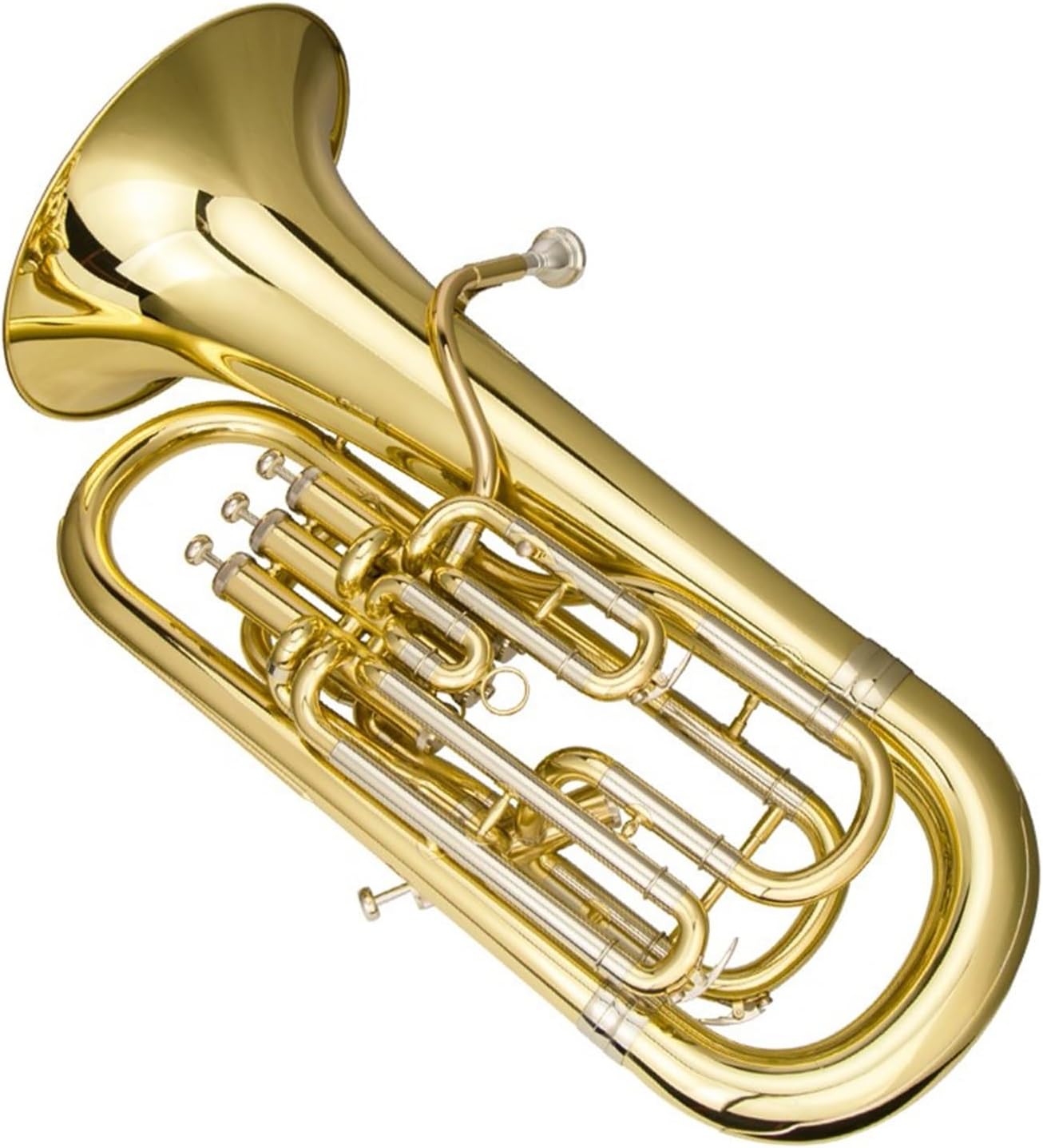 Euphonium Brass Instrument In B Flat Major Four Keyed Euphonium All-brass Instrument