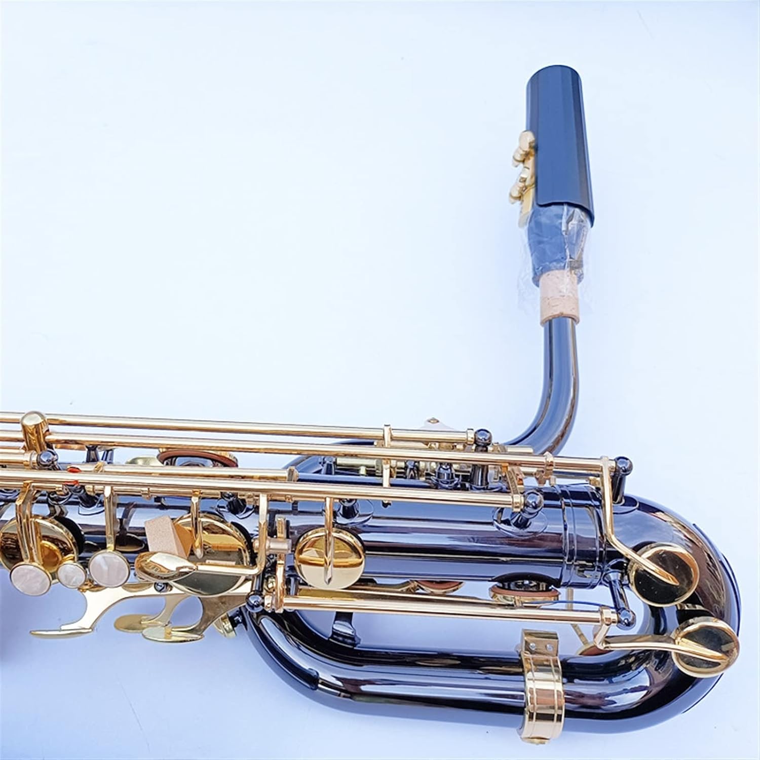 Professional Baritone Saxophone Brass Saxophone Instrument Sax with Case Mouthpiece