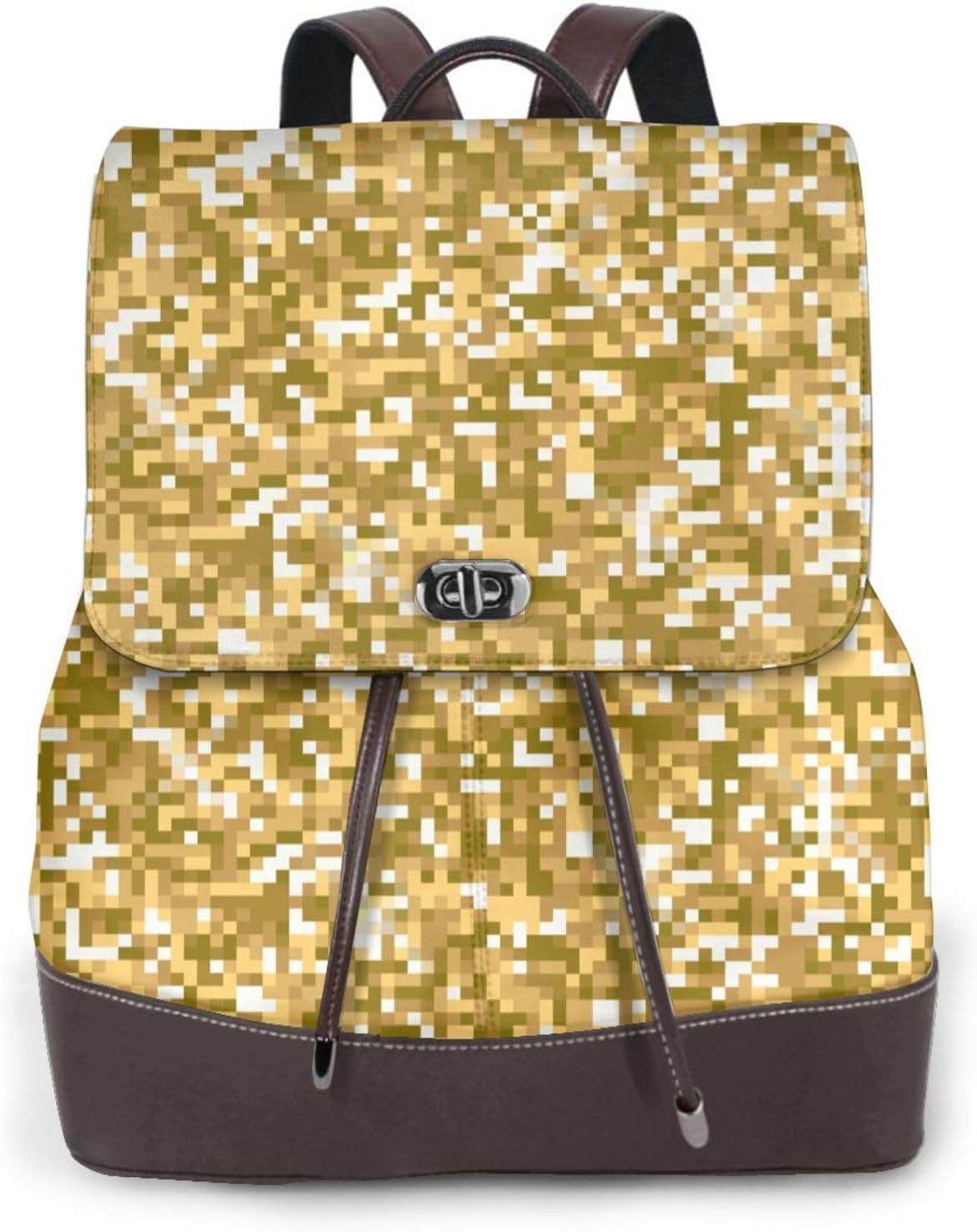 Glitter Gold for Womens Backpack Purse Microfiber PU Anti-theft Large Fashion Designer Travel Bag Ladies Shoulder Bags
