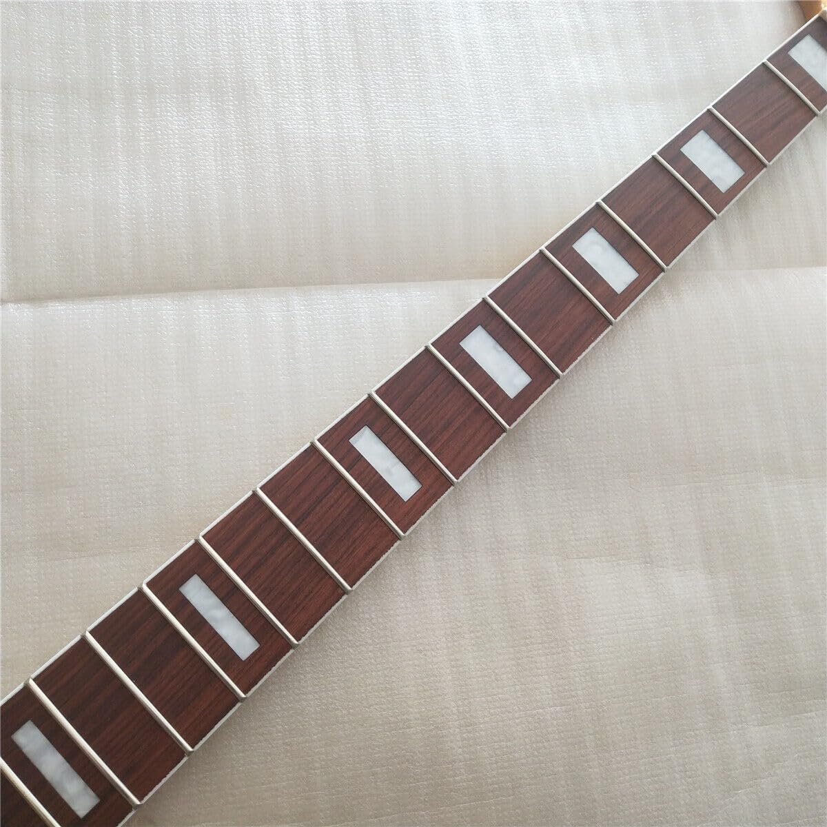 Yeloow Jazz BASS Guitar Neck Maple 21 Fret Rosewood Fingerboard Inlay 4 String