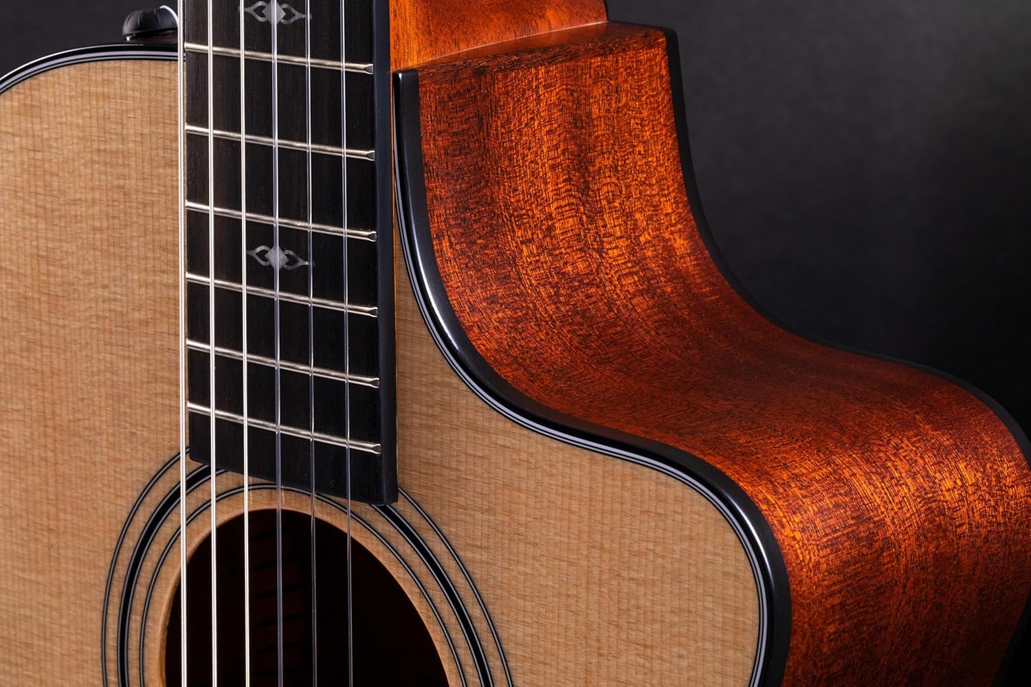 Taylor 312ce-N Grand Concert Nylon String Acoustic/Electric Guitar with Hardshell Case