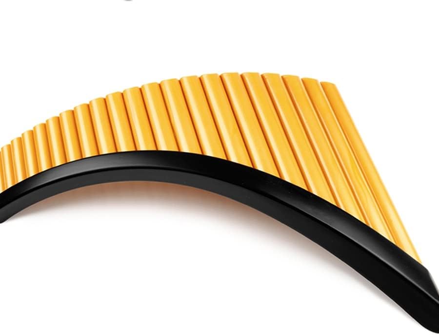 22 Tubes G Key Pan Flute ABS Plastic Panpipes PanPipes Woodwind Musical Instruments (Color : Left)