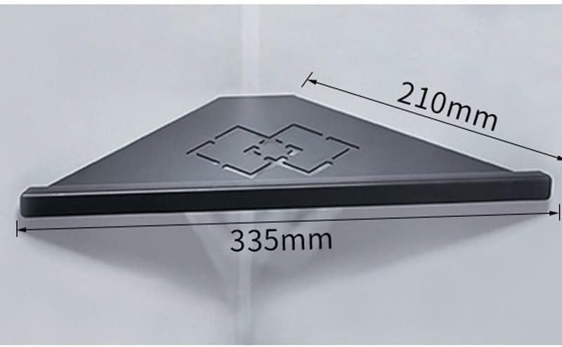 VIDI Bathroom Shelves Corner Storage Shelf Stainless Steel Triangle Towel Punching Shower Rack Accessories