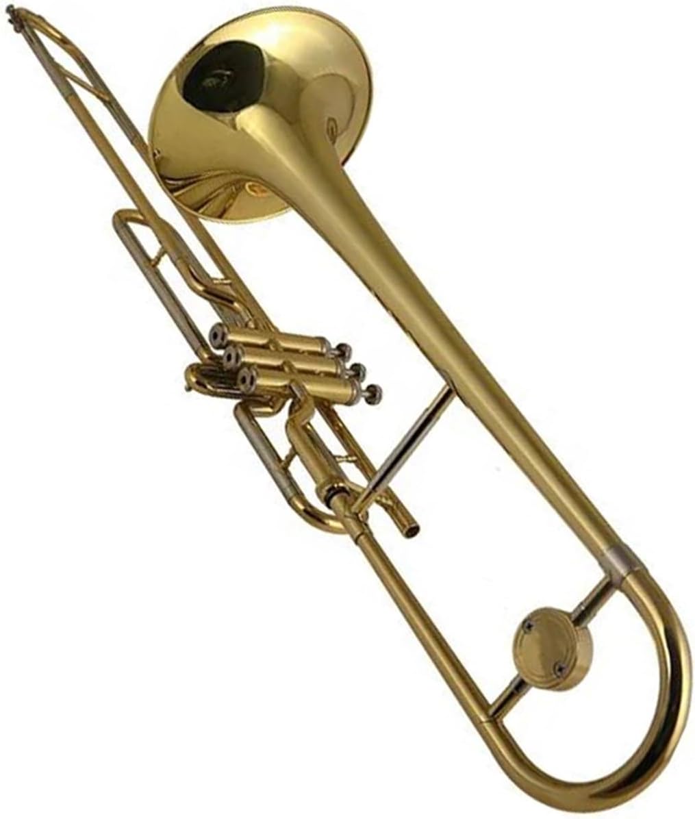 Professionals euphonium China Musical Instrument Bass Trombone With Surface Clear Lacquer