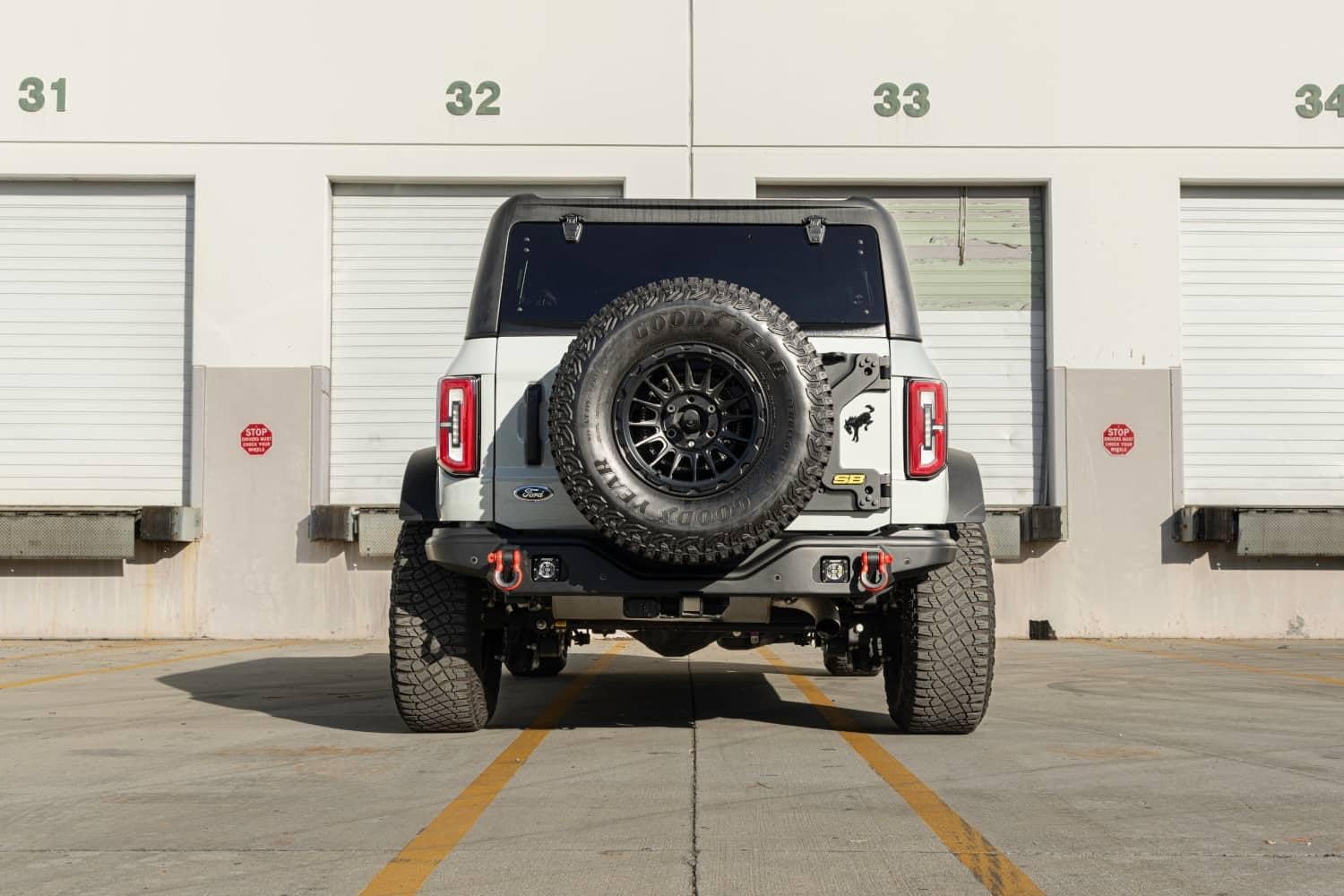 Smittybilt 61468W Rear Bumper, Fits Ford Bronco