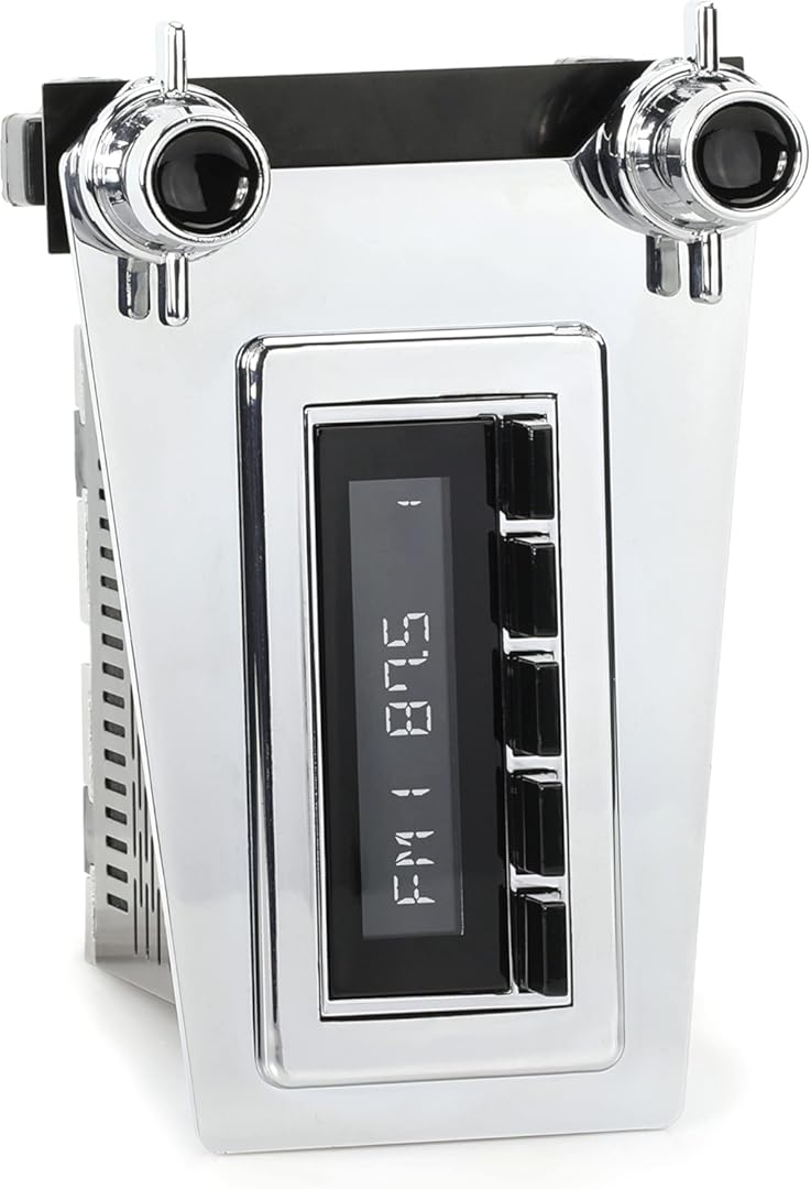 RetroRadio Compatible with 1963-67 Chevrolet Corvette Features Include Bluetooth, AUX, AM/FM LACB-M1-110-112-291-54-71C