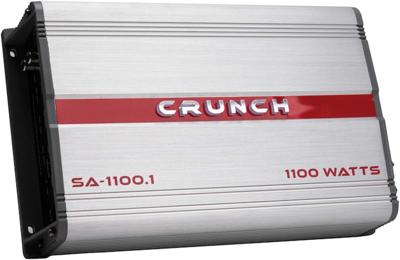 Crunch SA-1100.1 Smash Series 1,100-Watt Monoblock Class AB Amp