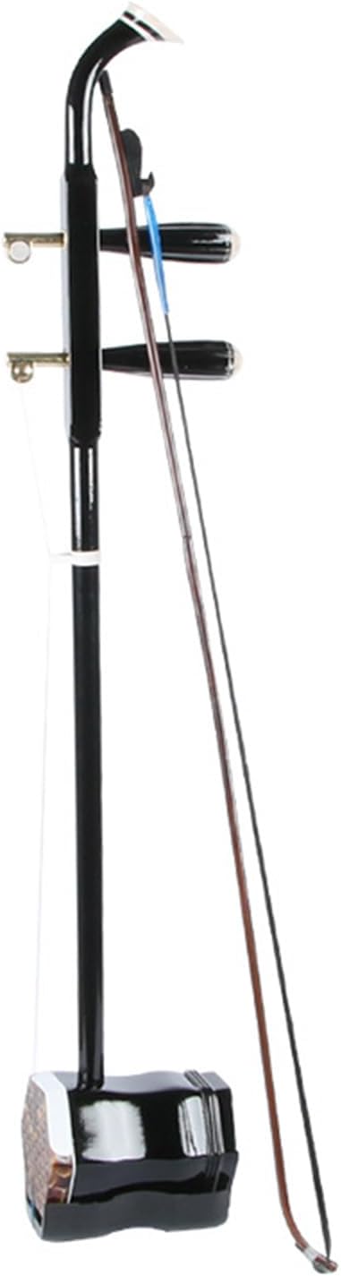 Chinese Erhu Instrument For Beginner Entry Level,Erhu Chinese 2-string Violin Fiddle Musical Instrument 32 inches (Color wood)