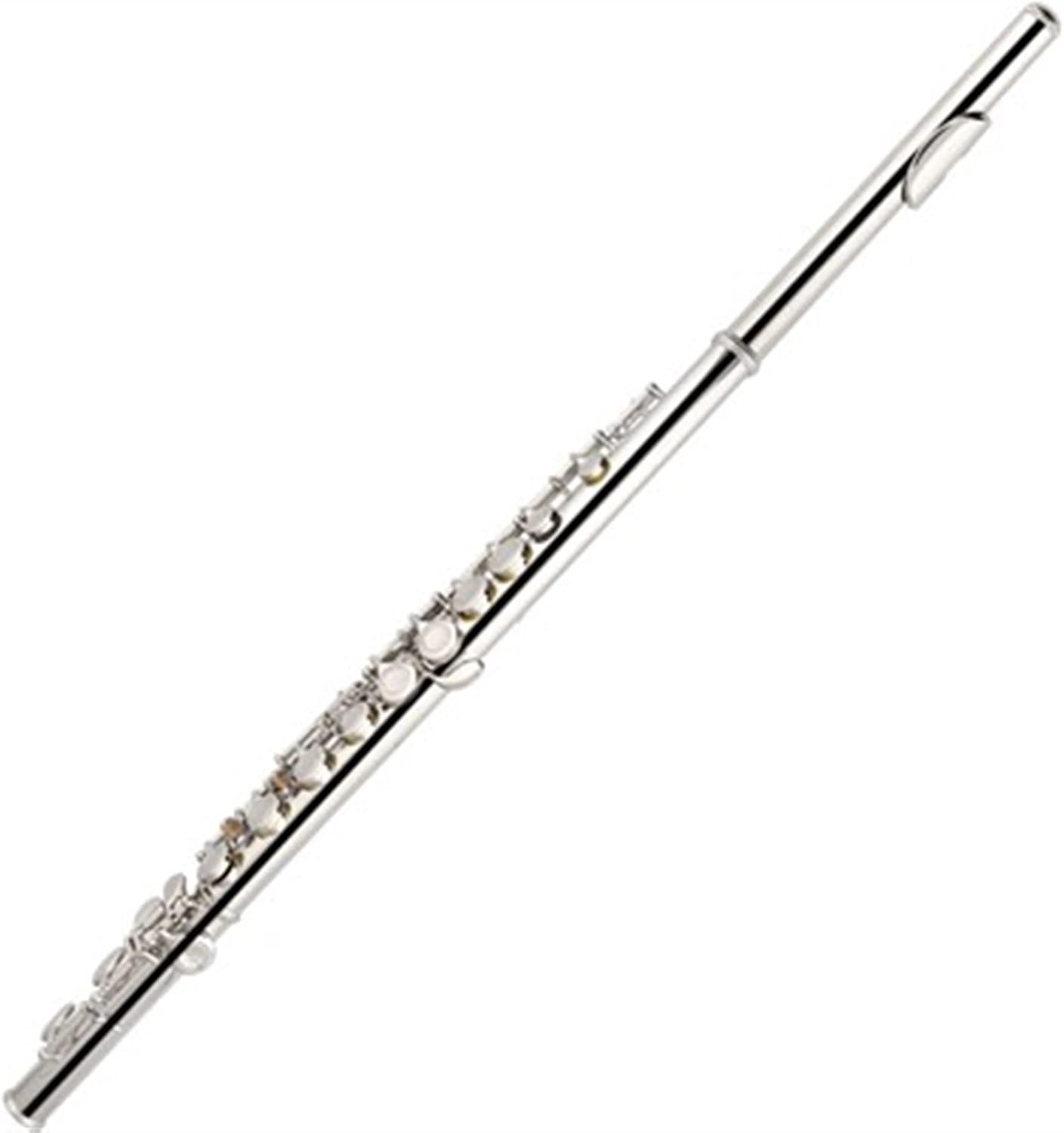 Flutes Flute C Key 17 Holes Flute Nickel Plated Woodwind Instrument Silver Color Musical Intrument