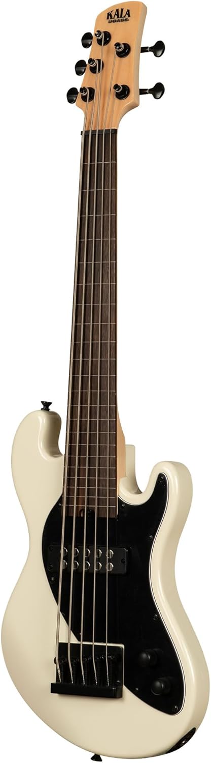 Solid Body 5-String Sweet Cream Fretless U-BASS