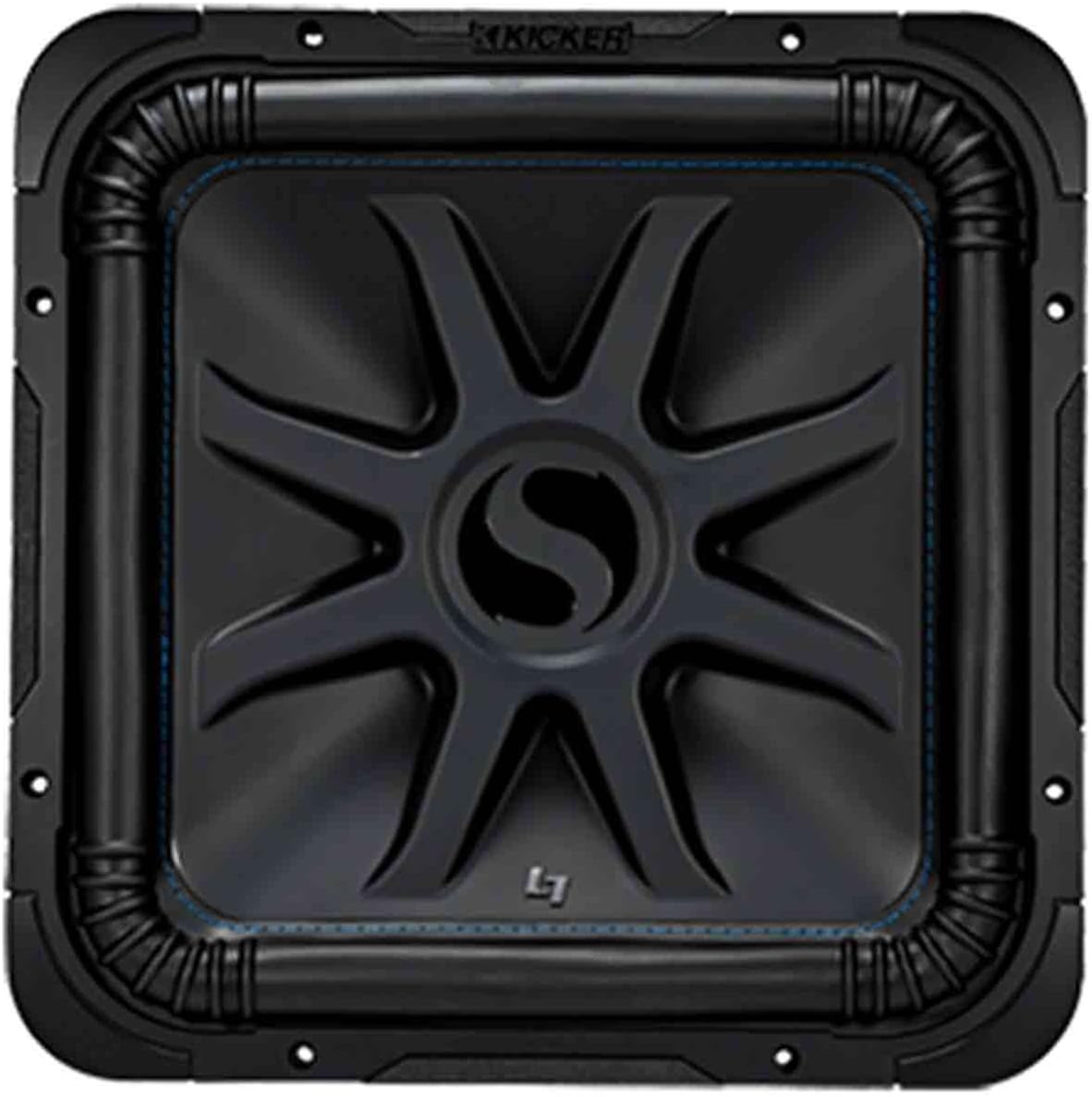 Kicker 44L7S152 Car Audio Solo-Baric 15 Square L7 Dual 2 Ohm Subwoofer