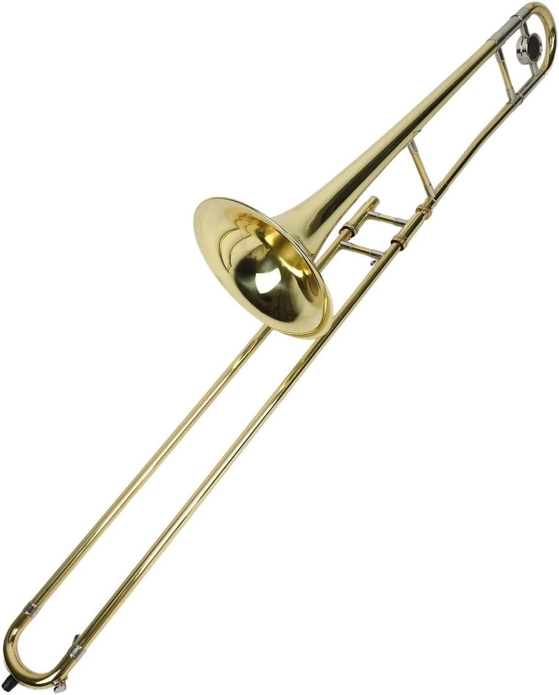 Adult Trombone Instrument Silver Alto Trombone Brass Bb Tune Instrument With Cupronickel Mouthpiece Brass Gold Lacquer