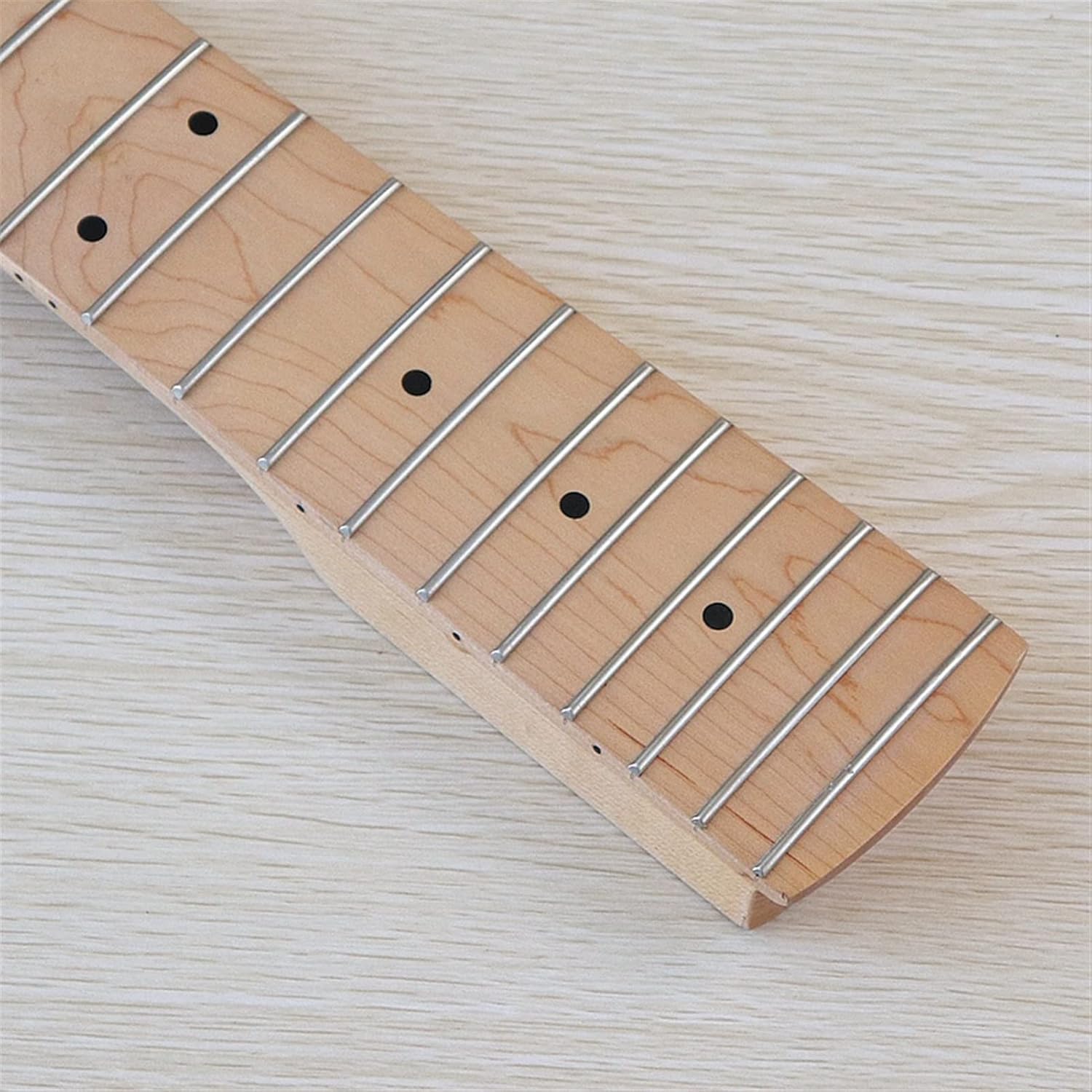 Electic Bass Guitar Neck 5 String Natural Maple Wood Matte 21F 7.5cm Width Electric Guitar Neck