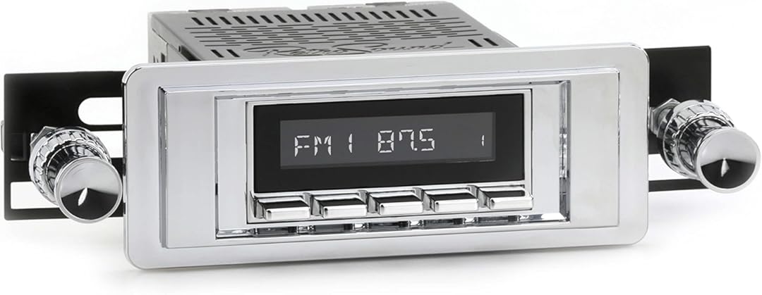 RetroSound RetroRadio AM FM Stereo 09-74 Chrome Compatible with 1949-56 Cadillac Series 60S