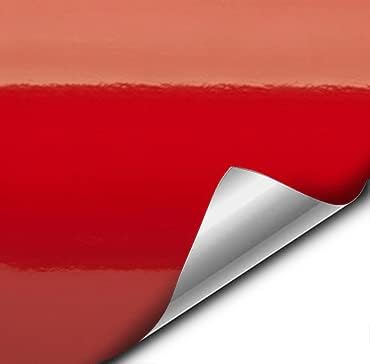 VViViD Red Gloss Car Wrap Vinyl Roll with Air Release Adhesive 3mil (100ft x 5ft)