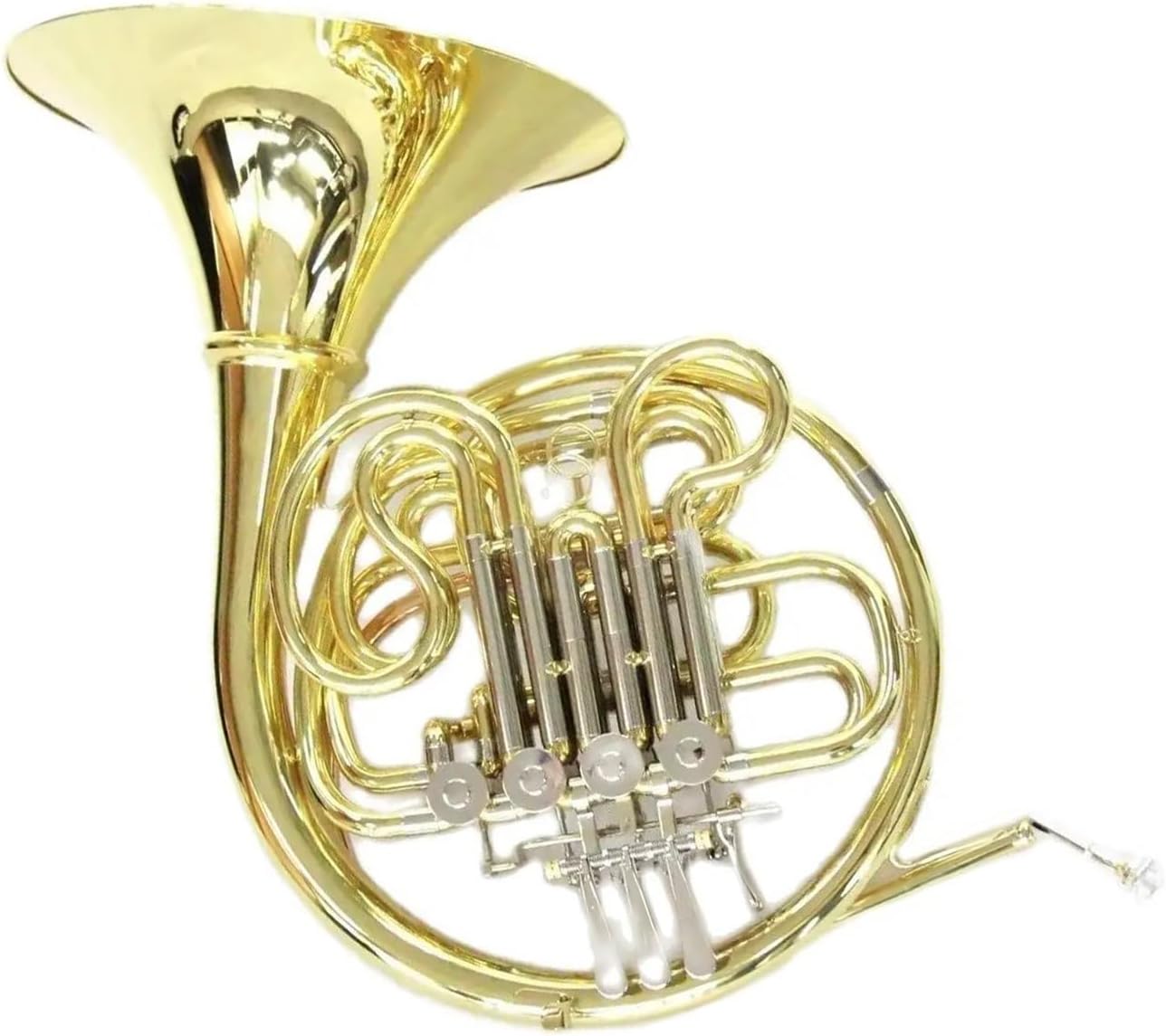 Brass French Horn Chinese High End Brass Instruments F/Bb Tone French Horn Professional 4 Keys Detachable Double French Horn