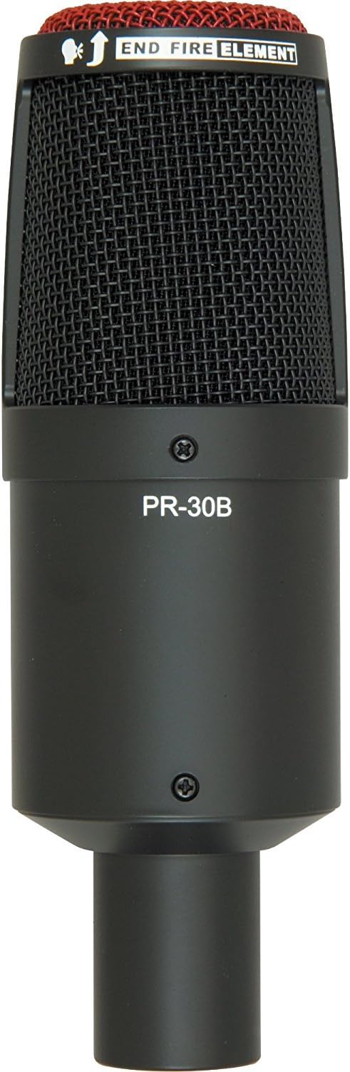 Heil Sound PR30B Dynamic Cardioid Large-Diaphragm Mic Bundle w/Cloth Pack