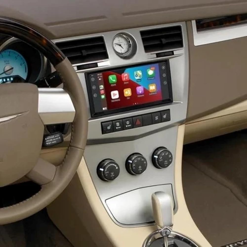 Car Radio Bluetooth for Jeep Liberty 2008 with Wireless CarPlay Android Auto,7