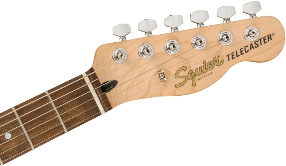 Fender Telecaster Guitar Squier Affinity Series Indian Laurel Fingerboard, Olympic White Bundle with 12x Fender Guitar Picks & Liquid Audio Instrument Polishing Cloth