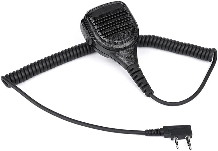 Arrowmax 10 Pack APM250-K2 IP56 Waterproof Shoulder Speaker Microphone Compatible with Kenwood 2-PIN TK-2360 TK-3360 TK-2312 TK-3312