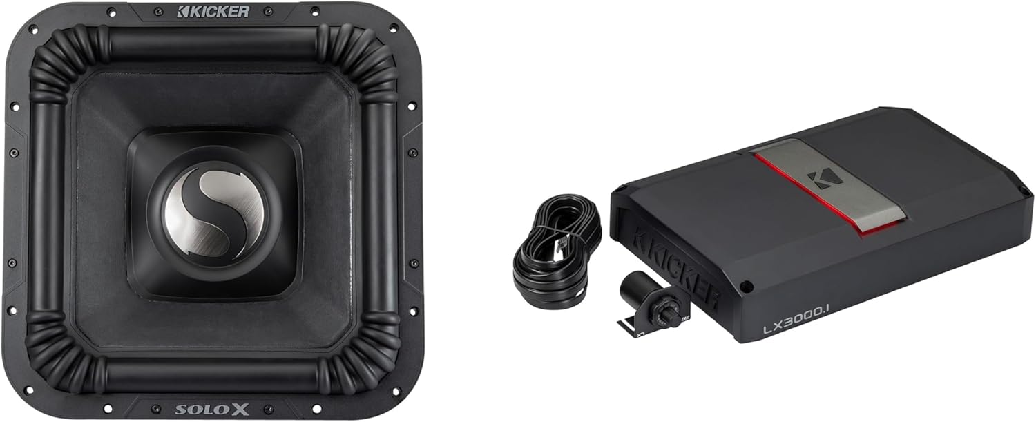Kicker 49L7X181 - SoloX L7X 18-Inch & LX3000.1 Mono Amplifier