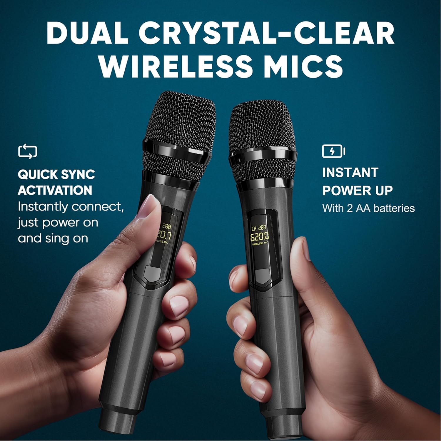 MASINGO Karaoke Machine for Adults and Kids with 2 Bluetooth Wireless Microphones. Portable Singing PA Speaker System with Disco Ball Lights, Lyrics Display Tablet Holder & TV Cable. Soprano X1 2.0