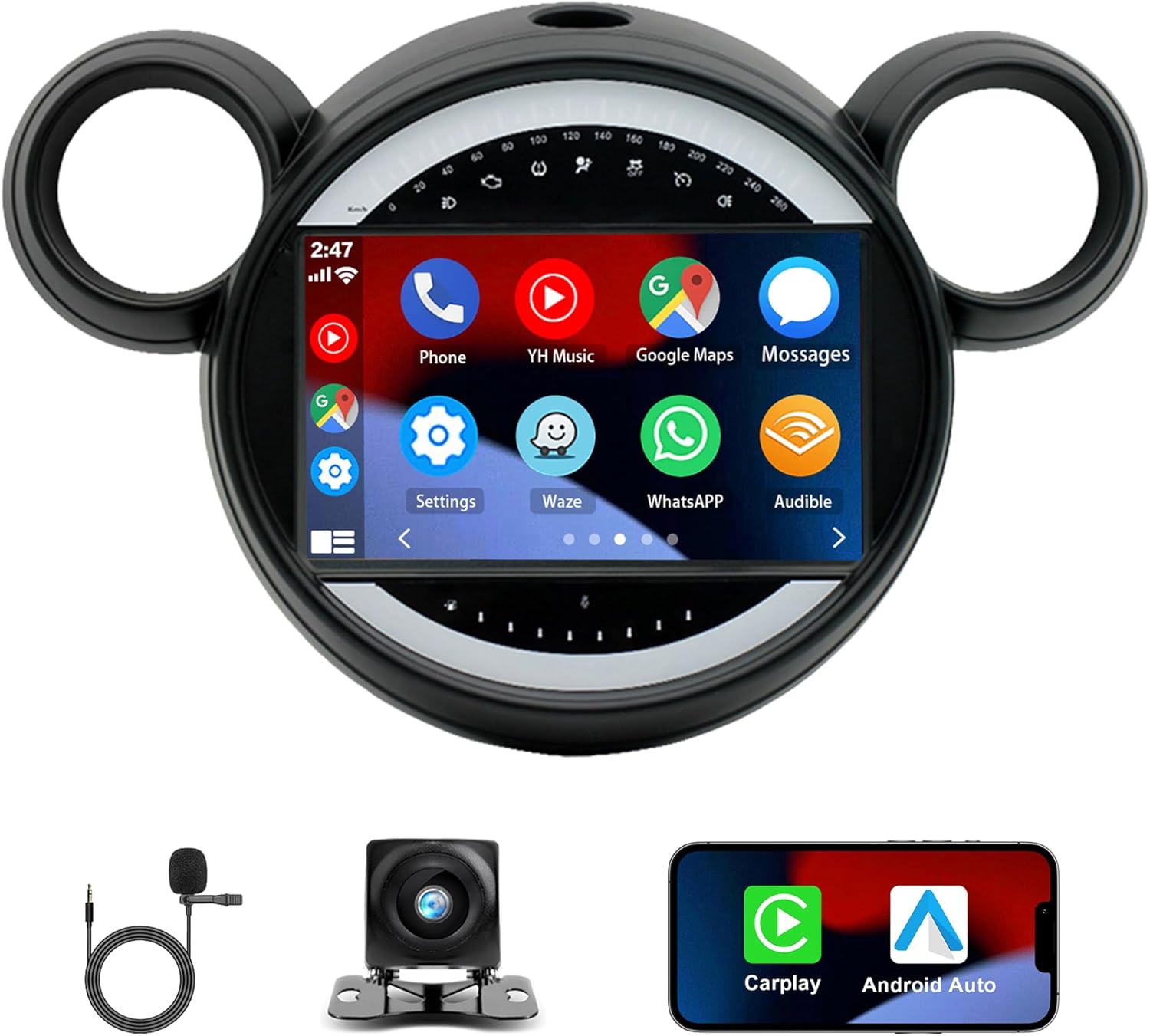 Car Stereo Radio for BMW Mini Cooper Countryman Paceman 2010-2016, 9