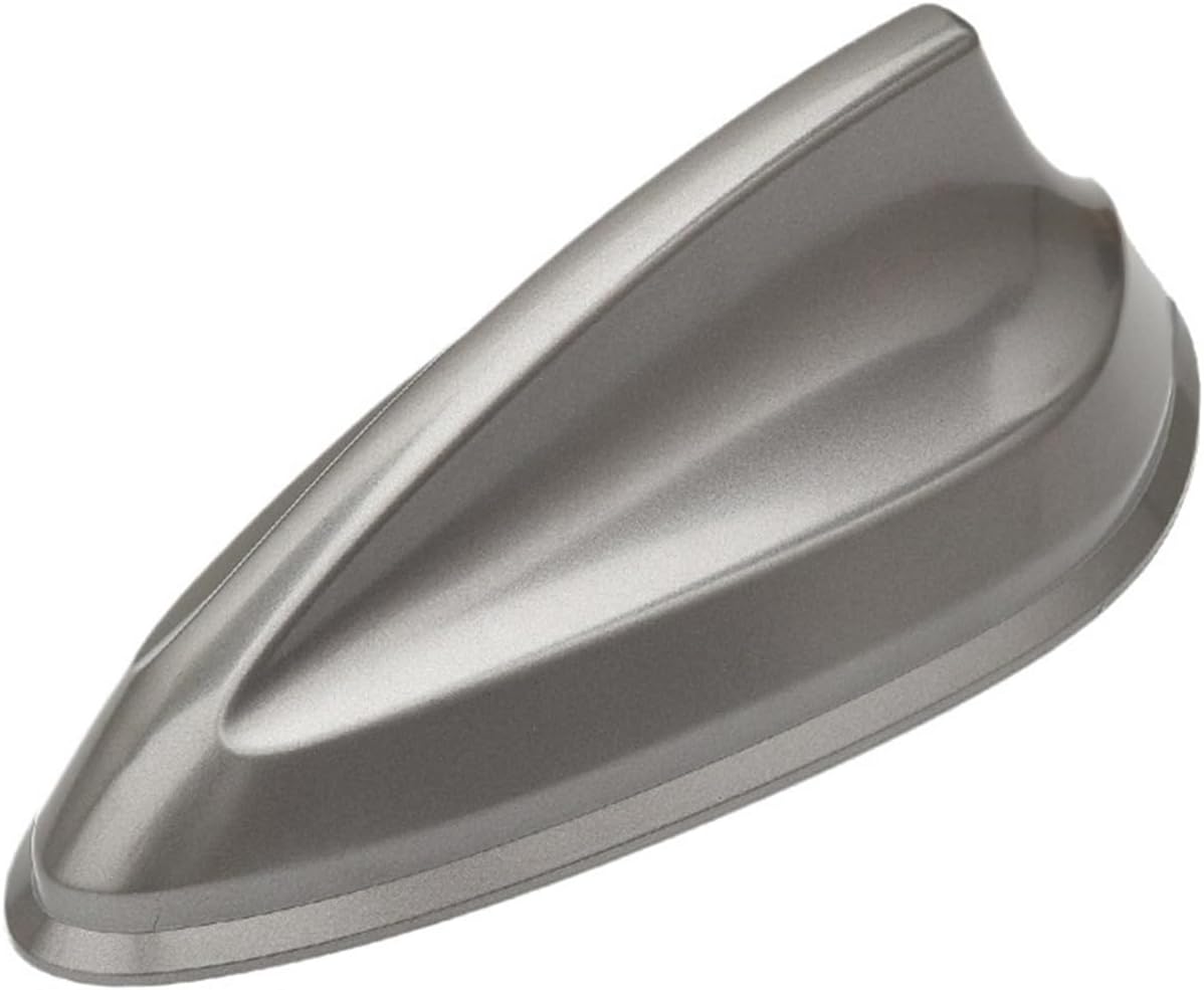 Car Roof Shark Fin Aerial Antenna Toppers Universal Auto Fm Antenna Signal Decorative Compatible For BMW/Honda/Toyota/VW/Kia/Nissan(Grey)