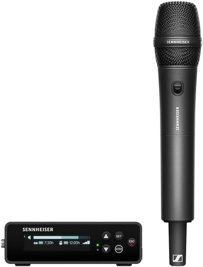 Sennheiser EW-DP 835 Set (R4-9) Wireless Microphone System Bundle w/ Pig Hog PHM10 8mm Mic Cable, 4-pack Blucoil AA Batteries and Liquid Audio Polishing Cloth